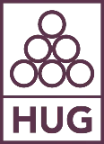 HUG Baustoffe logo, a client of MicheleKocht Catering Zürich